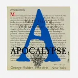 Keith Haring and William S. Burroughs, Apocalypse with original drawing, 1988, original drawing in felt-tip marker, screenprint in colors on stacked PVC foil sheets