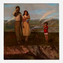 Bo Bartlett, Untitled (Family Portrait), oil on canvas