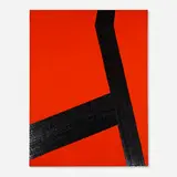 Gen'ichirō Inokuma, Highway in the Red, 1967, oil on canvas
