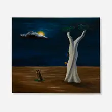 Gertrude Abercrombie, Dizzy Gillespie, 1949, oil on Masonite