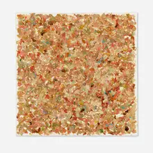 Dan Colen, Coulda, Shoulda, Woulda, 2009, chewing gum on canvas