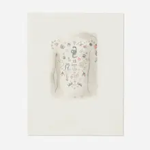 Joe Brainard, Born to Lose, 1970, watercolor and pencil on paper