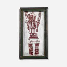 Al Hansen, Hey Ho, 1964, collage with Hershey wrappers on wood