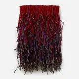 Telas Amaral, Flores #16 (from the Flores series), c. 1985, wool and horsehair