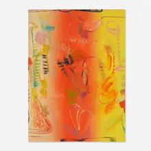 On a Roll II by Lamar Briggs, mixed media on paper, sold Mar 2023