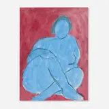James Lechay, The Early Bird Gets the Worm, gouache on paper