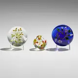 Paul Stankard, Paperweights, set of three