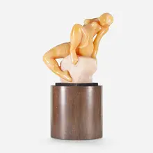 Erwin Binder, Untitled, 1987, orange onyx