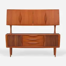Hos Wulff, Cabinet, c. 1960, teak, rosewood