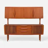 Hos Wulff, Cabinet, c. 1960, teak, rosewood