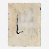 José María Sicilia, Black Flower, 1987, acrylic and mixed media on paper
