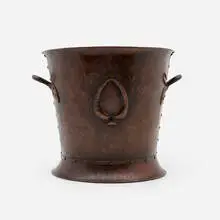 Benedict Art Studio, Jardinière, c. 1905, handwrought copper