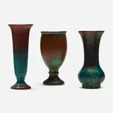 Clewell Pottery, Collection of three vases