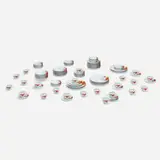 Frank Lloyd Wright, Imperial Hotel dinnerware, transfer-printed porcelain