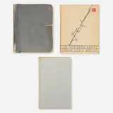 Frank Lloyd Wright, An Autobiography (three copies), bound printed paper
