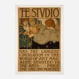 Frank Brangwyn, The Studio (poster), 1899, lithograph in colors