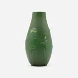 Grueby Faience Company, Large vase with lotuses