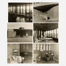 Frank Lloyd Wright, Collection of correspondence and photographs, c. 1952, printed paper, gelatin silver print