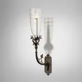 Samuel Yellin, Gothic style sconce from the Abraham T. Malmed Residence, Germantown, Philadelphia
