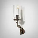 Samuel Yellin, Bird-form sconce from the Abraham T. Malmed Residence, Germantown, Philadelphia