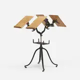Josiah Anstice & Co., Columbia dictionary stand, 1892, cast steel, oak