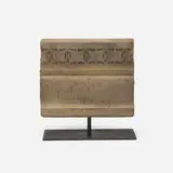 fragment from the Chicago Stock Exchange by Dankmar Adler and Louis Sullivan, 1893, terracotta, sold Apr 2017