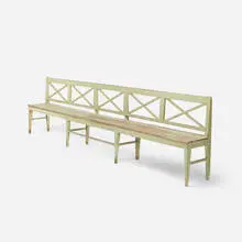 Czechoslovakian, long bench, c. 1930, lacquered wood