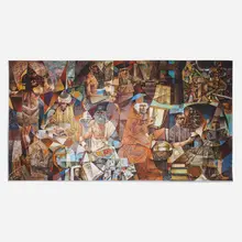 Siegfried Reinhardt, The History of Publishing, c. 1953, oil on canvas