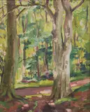 Phelan Gibb, Untitled, oil on canvas 56.5 x 46cm Provenance: Lucy Wertheim