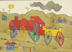 Untitled by Kenneth Hall, watercolour 25 x 35.5cm Provenance: Lucy Wertheim, sold Oct 2020