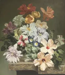 Untitled by Bennett Oates, oil on board 61 x 53cm ., sold Oct 2020
