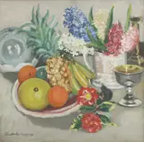 Gertrude Harvey, Untitled, oil on canvas 46 x 46cm .