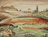 Bernard Meninsky, Untitled, watercolour 36 x 46.5cm .