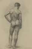 Yuri Gusev, Untitled, pencil 58 x 43cm