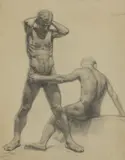Arkadi Martirosov, Untitled, pencil 76 x 56cm