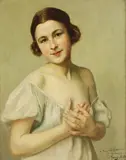 Victor Marais-Milton, Untitled, oil on board 63 x 51cm
