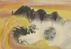Humphrey Spender, Untitled, watercolour 49 x 67.5cm .
