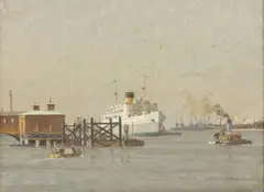 Norman Wilkinson, Untitled, oil on canvas 46 x 60cm