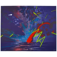 Peter Alexander, Caspar (Cirrus p. 165), 1984, Lithograph in colors on wove paper