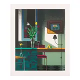 Bruce Cohen, Untitled (Tulips & Glass of Wine), 1998, Lithograph in colors on wove paper