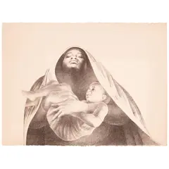 Charles White, I Have a Dream, 1976, Lithograph on Arches paper