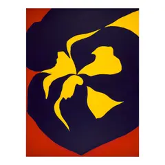 Jack Youngerman, Indigo, 1970, acrylic on canvas
