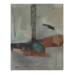 Theodoros Stamos, Thaw, circa 1947, oil on Masonite