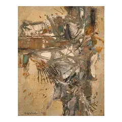 John Levee, Minioil November VI, 1958, oil on canvas