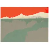 Jordan Belson, Untitled, 1970, pigmented paper collage mounted on board