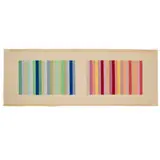 Gene Davis, Study for Corcoran Rotunda, 1975, oil on unstretched canvas
