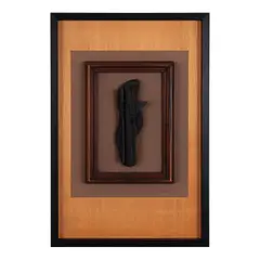 Louise Nevelson, Untitled, 1982, acrylic on wood collage in frame mounted on paper laid on wood