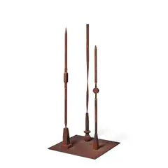 Beverly Pepper, Trafalgar Plaza - 3, 1981, steel and cast iron