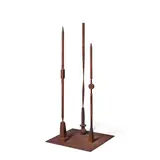 Beverly Pepper, Trafalgar Plaza - 3, 1981, steel and cast iron