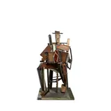 David Bates, Zydeco II, 1995, polychromed bronze